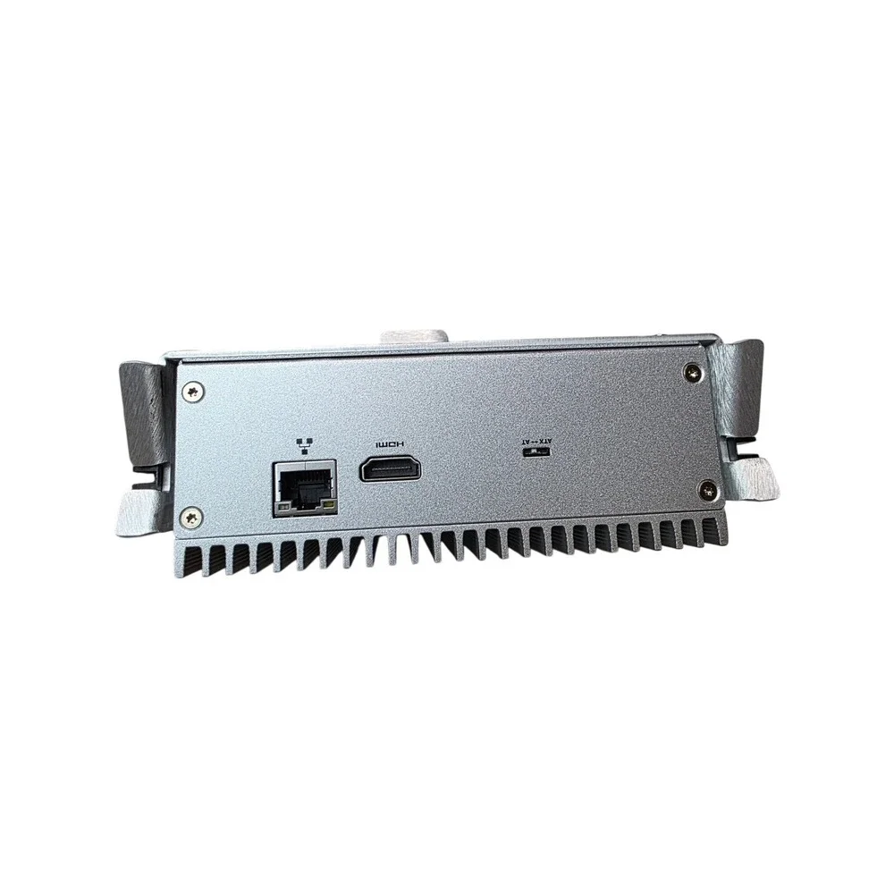 Industrial Fanless Mini PC 37-000167-00 REV A 4x USB 3.0 HDMI Ethernet Silver H1